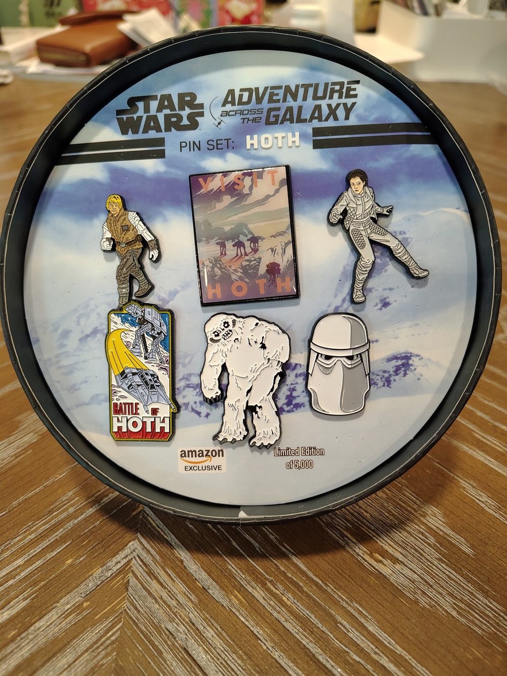 Star Wars Hoth Enamel Pin Set - Blue, White, Yellow